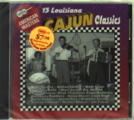 15 Louisiana Cajun Classics, CD