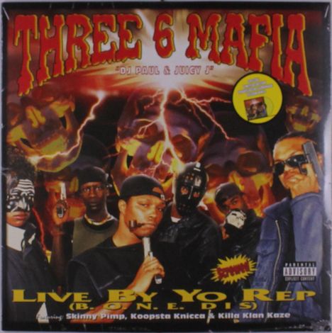 Three 6 Mafia: Live By Yo Rep (Limited Edition) (Translucent Lemonade Yellow Vinyl), LP