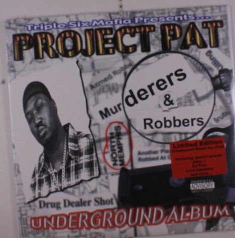 Project Pat: Murderers &amp; Robbers (Limited Edition) (Translucent Black Ice Vinyl), LP