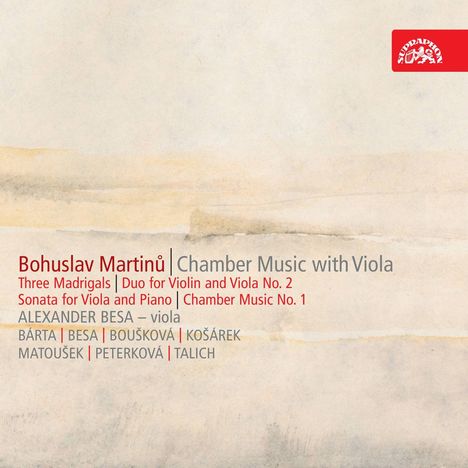 Bohuslav Martinu (1890-1959): Kammermusik mit Viola, CD