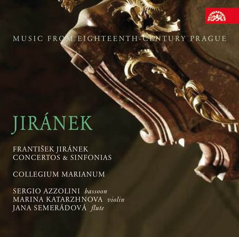Frantisek Jiranek (1698-1778): Sinfonias D-Dur &amp; F-Dur, CD