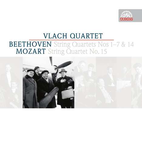 Ludwig van Beethoven (1770-1827): Streichquartette Nr.1-7,14,15, 4 CDs