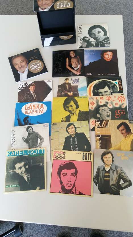 Karel Gott: Singly 1962 - 2019, 15 CDs