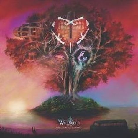 "Warforged - The Grove | Sundial" steht am unteren Rand. Ein großer Baum steht auf einer Insel, darüber ein Herz aus Ästen.