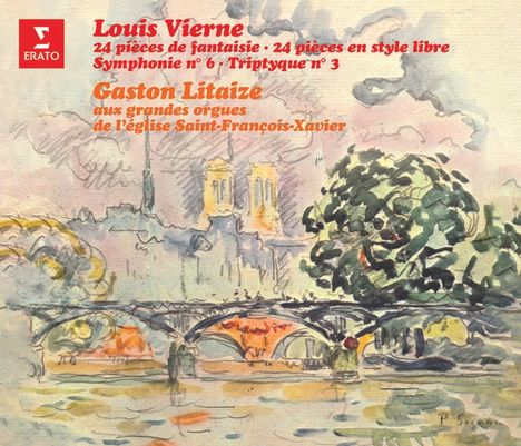 Louis Vierne (1870-1937): Die 24 Pieces de Fantaisie opp.51,53-55, 4 CDs