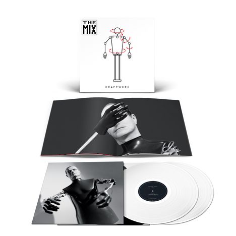 Kraftwerk: The Mix (German Version) (2009 remastered) (180g) (Spezial Edition) (White Vinyl), 2 LPs