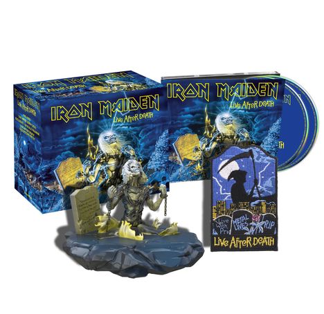 Iron Maiden: Live After Death (2015 Remaster) (Collector's Edition), 2 CDs und 1 Merchandise