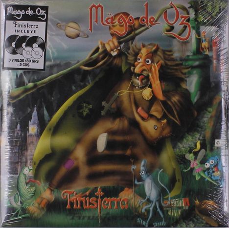 Mägo De Oz: Finisterra (180g), 3 LPs und 2 CDs