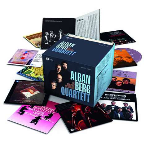 Alban Berg Quartett - The Complete Recordings, 62 CDs und 8 DVDs