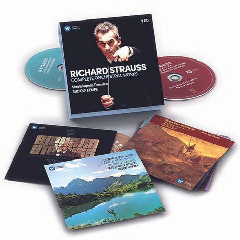 Richard Strauss (1864-1949): Rudolf Kempe dirigiert Richard Strauss, 9 CDs