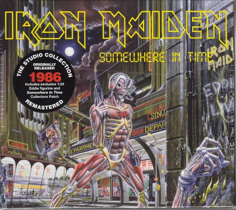 Iron Maiden: Somewhere In Time (2015 Remaster) (Collector's Edition), 1 CD und 1 Merchandise
