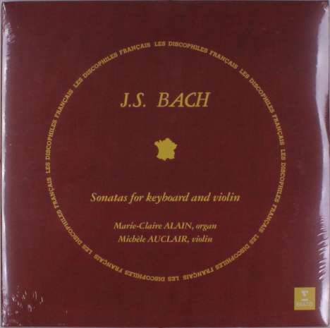 Johann Sebastian Bach (1685-1750): Sonaten für Violine &amp; Cembalo BWV 1014-1016 (arr. für Violine &amp; Orgel) (180g), 2 LPs