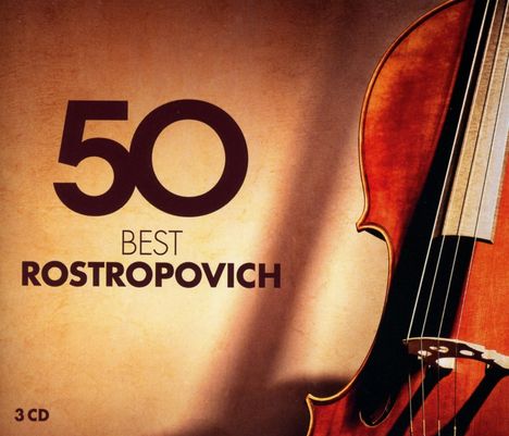 Mstislav Rostropovich - 50 Best Rostropovich, 3 CDs