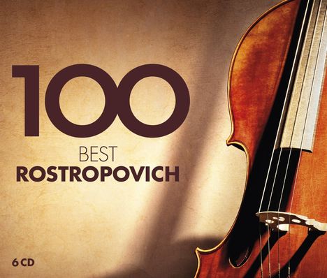 100 Best Rostropovich, 6 CDs