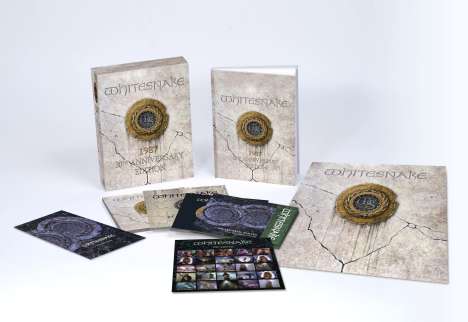 Whitesnake: Whitesnake: 1987 (30th-Anniversary-Super-Deluxe-Edition), 4 CDs, 1 DVD und 1 Buch