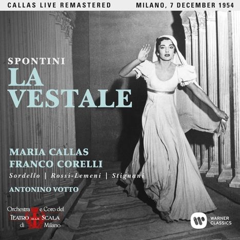 Gaspare Spontini (1774-1851): La Vestale (Remastered Live Recording 07.12.1954), 2 CDs