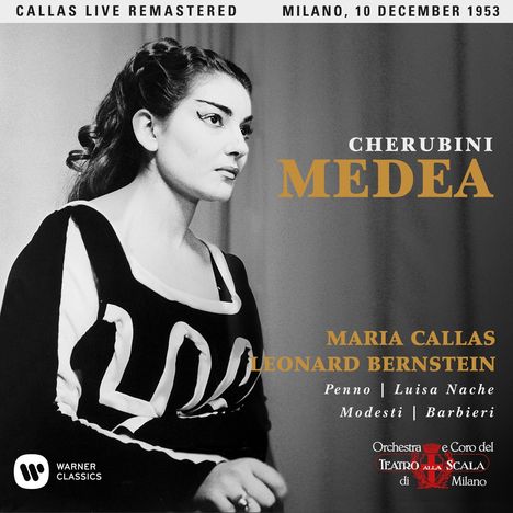 Luigi Cherubini (1760-1842): Medea (Remastered Live Recording Mailand 10.12.1953), 2 CDs