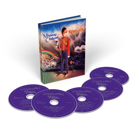 Marillion: Misplaced Childhood (Deluxe Edition), 4 CDs und 1 Blu-ray Disc