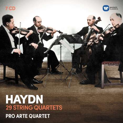 Joseph Haydn (1732-1809): Streichquartette Nr.1,6,16,17,31,32,34,35,38,39,42,46,49,57-60,62,64,66,67,69,72-74,77,78,81,82, 7 CDs