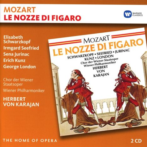 Wolfgang Amadeus Mozart (1756-1791): Die Hochzeit des Figaro, 2 CDs