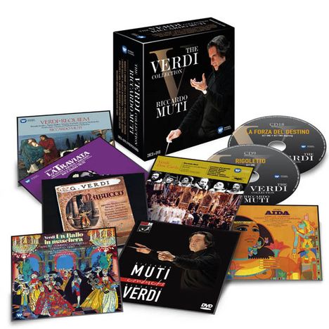 Giuseppe Verdi (1813-1901): Riccardo Muti - The Verdi Collection, 28 CDs und 1 DVD