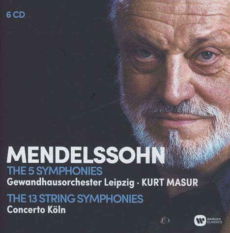 Felix Mendelssohn Bartholdy (1809-1847): Symphonien Nr.1-5, 6 CDs