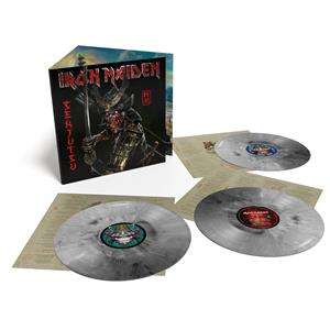 Iron Maiden: Senjutsu (180g) (Limited Edition) (Silver &amp; Black Marbled Vinyl), 3 LPs
