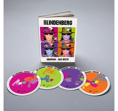 Udo Lindenberg: UDOPIUM - Das Beste (Special »Taschenbuch« Edition), 4 CDs