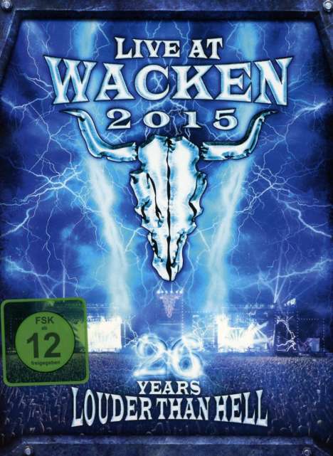 Live At Wacken 2015: 26 Years Louder Than Hell, 2 DVDs und 2 CDs