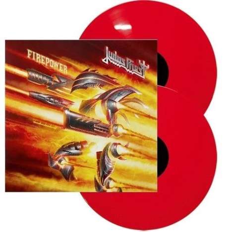 Judas Priest: Firepower (Limited Edition) (Red Vinyl), 2 LPs