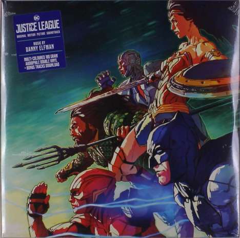 Danny Elfman (geb. 1953): Filmmusik: Justice League (180g) (Colored Vinyl), 2 LPs