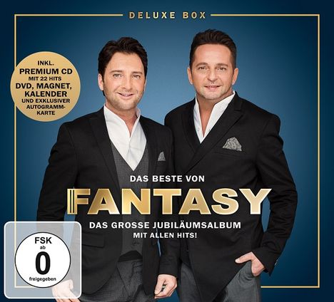 Fantasy: Das Beste von Fantasy - Das große Jubiläumsalbum (Limited-Deluxe-Box), 2 CDs und 1 DVD