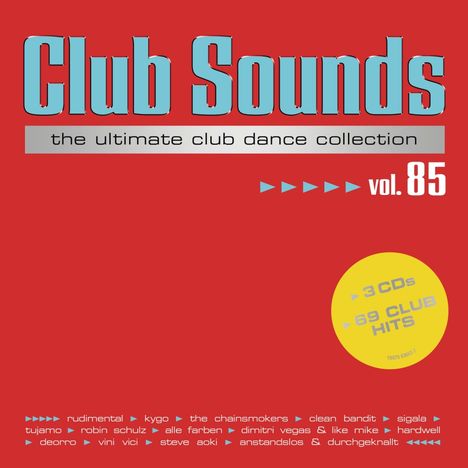 Club Sounds Vol. 85, 3 CDs