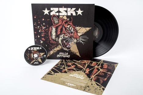 ZSK: Hallo Hoffnung (180g), 1 LP und 1 CD
