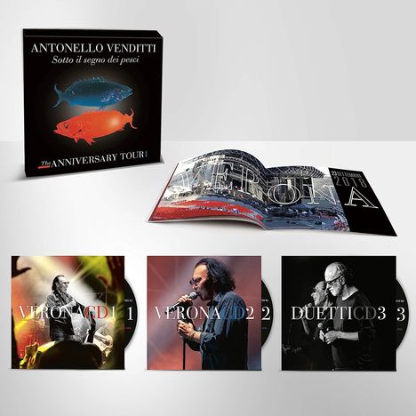 Antonello Venditti: Sotto Il Segno Dei Pesci: The Anniversary Tour, 3 CDs