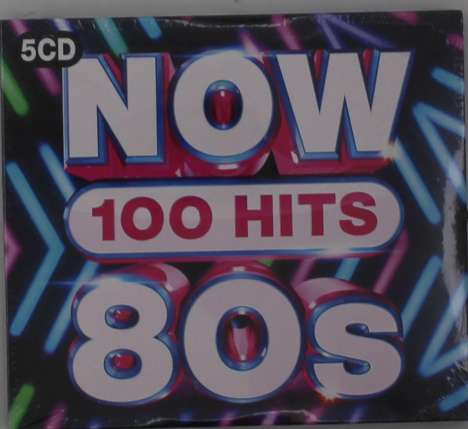 Now 100 Hits 80s, 5 CDs