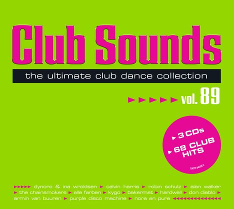 Club Sounds Vol. 89, 3 CDs
