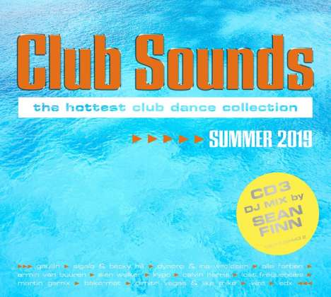 Club Sounds Summer 2019, 3 CDs