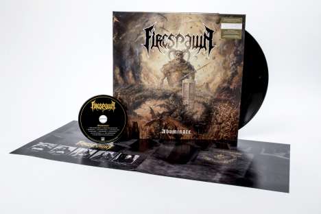 Firespawn: Abominate (180g), 1 LP und 1 CD