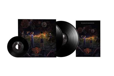 Filmmusik: Stranger Things: Soundtrack From The Netflix Original Series, 2 LPs und 1 Single 7"