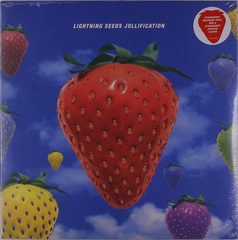 The Lightning Seeds: Jollification (Strawberry Red Vinyl), 1 LP und 1 Single 7"