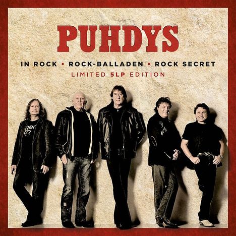 Puhdys: Rock &amp; Balladen (Limited Edition), 5 LPs
