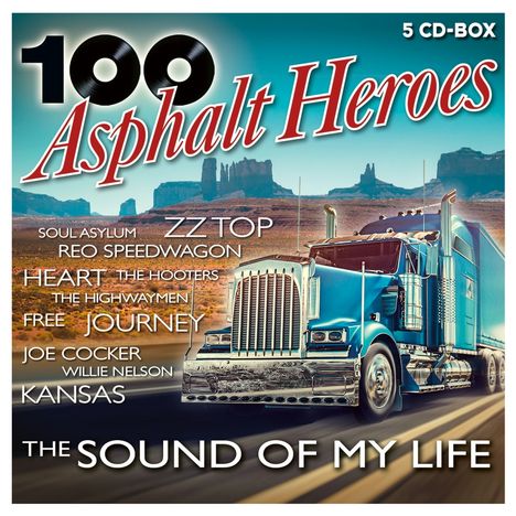 100 Hits: Asphalt Heroes, 5 CDs