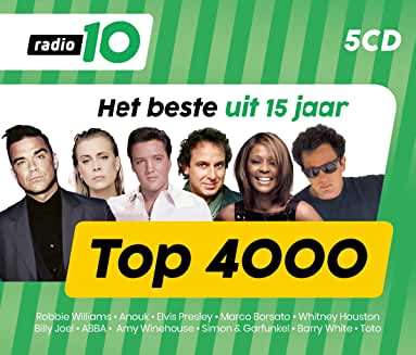 Radio 10 Top 4000: Het Beste Uit 15 Jaar (2019), 5 CDs
