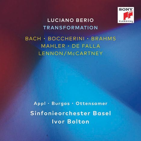 Luciano Berio (1925-2003): Transformation (Transkriptionen von Werken von Bach,Boccherini,Brahms,Mahler,Falla,Lennon/McCartney), 2 CDs