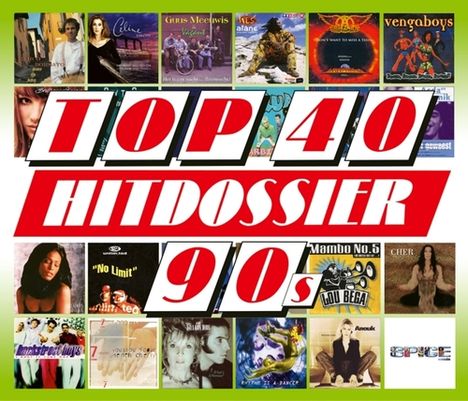 Top 40 Hitdossier: 90s, 5 CDs