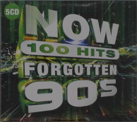 Now 100 Hits Forgotten 90s, 5 CDs