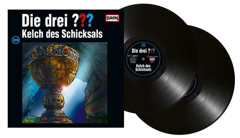 Die drei ???: Die drei ??? (Folge 208) - Kelch des Schicksals (180g) (Limited Edition), 2 LPs