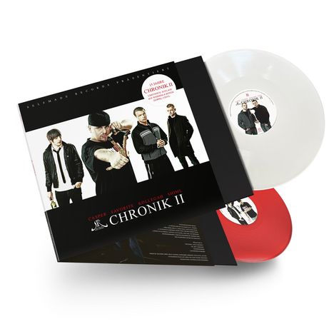 Kollegah, Casper, Shiml &amp; Favorite: Chronik II (Limited Anniversary Edition) (White &amp; Red Vinyl), 2 LPs