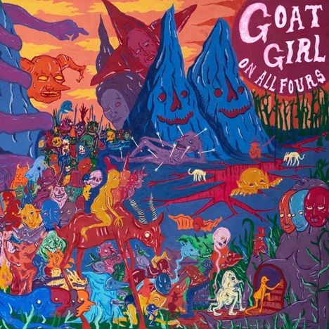 Goat Girl: On All Fours (Limited Edition) (Transparent Pink Vinyl), 2 LPs